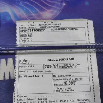 PTT Kargo Ürün Teslim Etmeyip Geri İade Etmesi