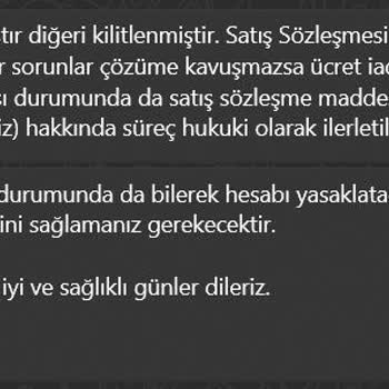 Gamermarkt Beni Davaya Vereceğiz Diye Tehdit Ediyor