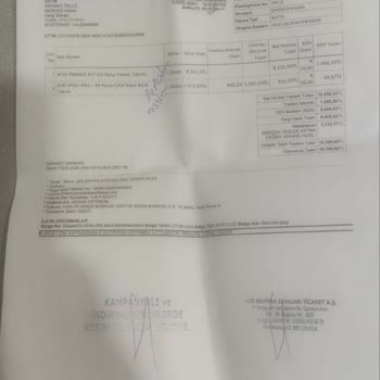 Bernardo Sürekli Kusurlu- Ayıplı Ürün Gönderimi