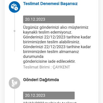 MNG Kargo Çaykent Şubesinin Müşteriyi Haksız Mağdur Edişi