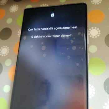 Samsung Telefon S22 Ultra Pin Kodu Kabul Etmiyor