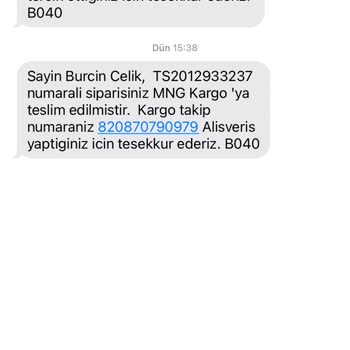 Marka Mama Firması Yanlış Kişiye Mesaj Gönderimi
