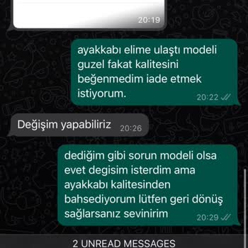 Nobirstep Ürünün Kalitesinin Düşük Ve İadenin Reddedilmesi.