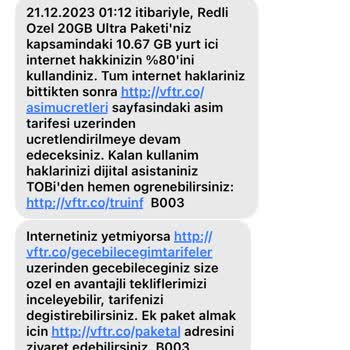 Vodafone Müşteri Hizmetleri Şikayeti