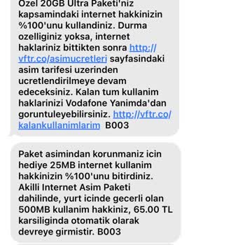 Vodafone Müşteri Hizmetleri Şikayeti