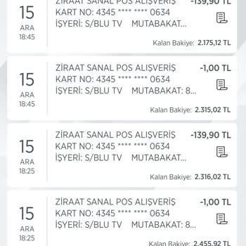 Blutv Üyelik İptali Sonucu Para İadesi