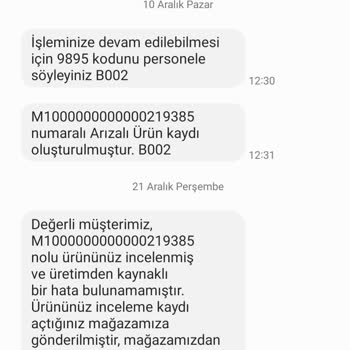 FLO Ayakkabı Garanti Kapsamındaki Arızalı Ürün