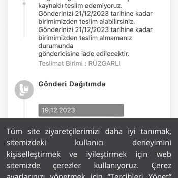 MNG Kargo Teslimatı Yapmıyor