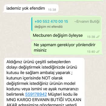 Erva'nın Butiği İade Kabul Etmiyorlar, Değişim İçin İlave Ücret Talep Ediyorlar