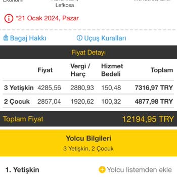 Etstur Uçak Biletindeki Zarar