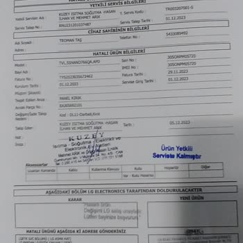 LG Yeni TV'yi Kırık Aldım, Yardım Bekliyorum!