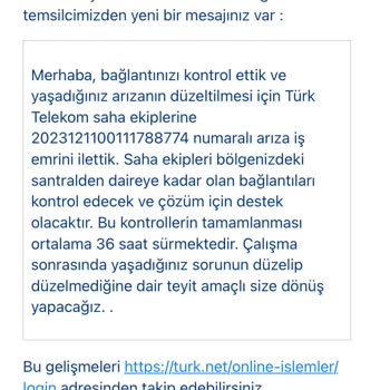 TurkNet Ve Türk Telekom Altyapı Desteğinin Sağlanmaması