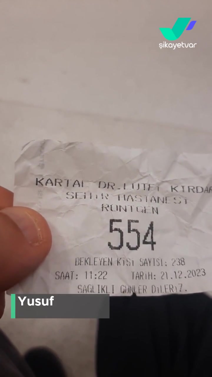 Kartal Dr. Lütfi Kırdar Şehir Hastanesi Saatlerce Bekliyoruz! videonun kapak resmi