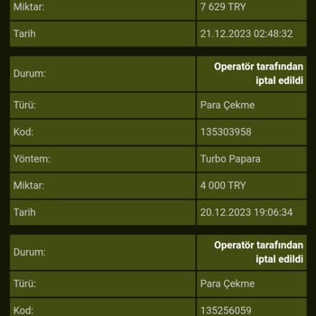 GrandPashaBet 4 Defa Çekim Talebimi İptal Etti