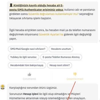 Binance Global Hesabım Devre Dışı