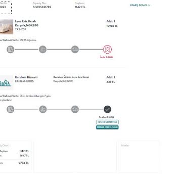 Vivense Hatalı Ürün Para İadesi