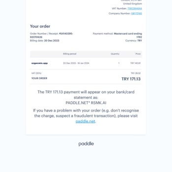 Paddle.net İzinsiz Para Çekildi