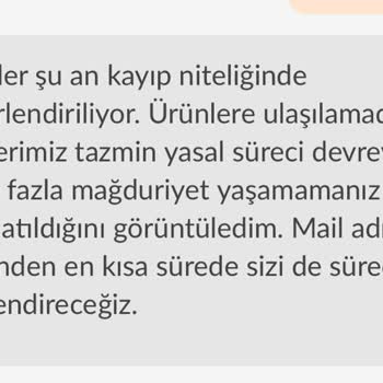 Trendyol. Koordinasyon Yok. Sorumluluk Almamak. Güven Yok