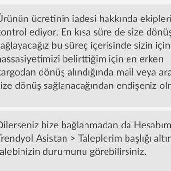 Trendyol. Koordinasyon Yok. Sorumluluk Almamak. Güven Yok