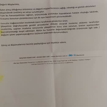 Skechers Ayakkabıda Topuk Kısmında Yaşanan Ağrı Problemi