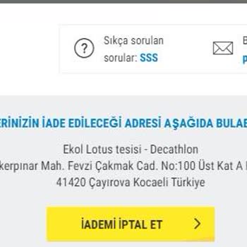 Decathlon Yapılmayan İade Ödemesi
