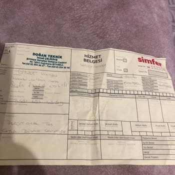 Simfer Servis Çok Kötü
