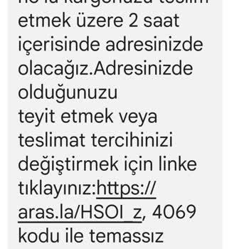 Aras Kargo İletişim Bozukluğu Ve Muhatap Alınmama