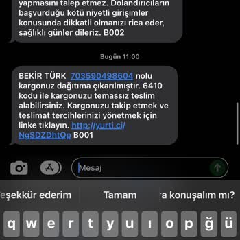 Yurtiçi Kargo Aramadan Teslimat Yapması