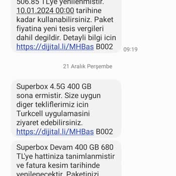 Turkcell Superbox Müşteri Temsilcisi Hatası