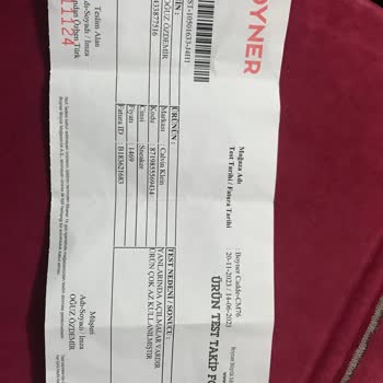 Boyner Mağazacılık İademi Kabul Etmiyor.