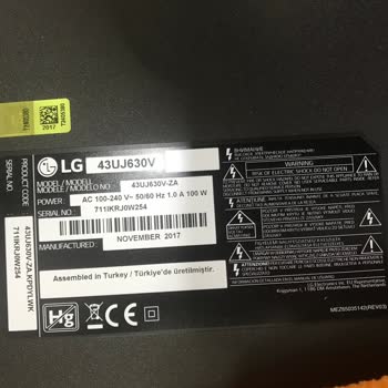 Images Appear on LG 43uj630v Smart LED TV All Distorted