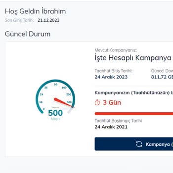 Türk Telekom Online İşlemlerde Kampanya Geçiş Sorunu