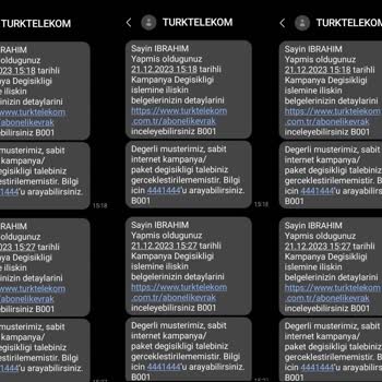 Türk Telekom Online İşlemlerde Kampanya Geçiş Sorunu