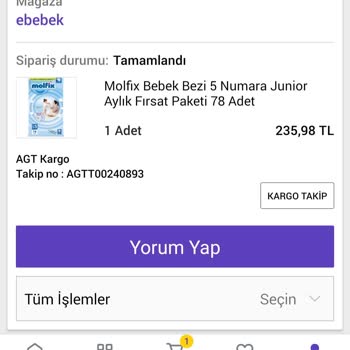 Ebebek Mağazalı N11 Siparişim 2 Haftadır Elime Ulaşmadı