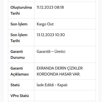 Xiaomi Watch2 Saatimin Garantisi Var Ouno Servis 3240 TL Ücret İstiyor