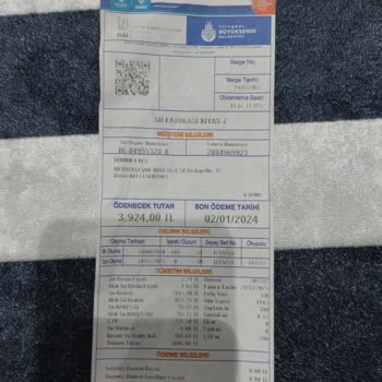 İBB - İstanbul Büyükşehir Belediyesi Yüksek Su Faturası