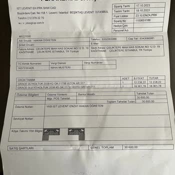 Enza Home Ürün Teslimatı Yapılmaması