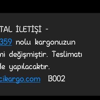 Yurtiçi Kargo Pişmanlıktır Ne Kargo Verin Ne Alin