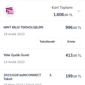 QNB Finansbank Yıllık Üyelik Ücreti