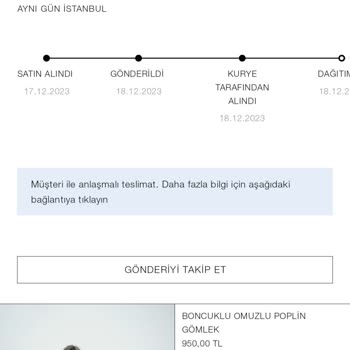 Zara Ve Kargoist Gecikmesiyle Doğum Günü Hediyesi Mağduriyeti
