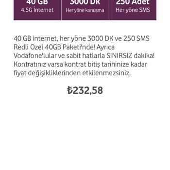 Vodafone Tarife Bilgilendirmesini Tarifede Uygulamadı