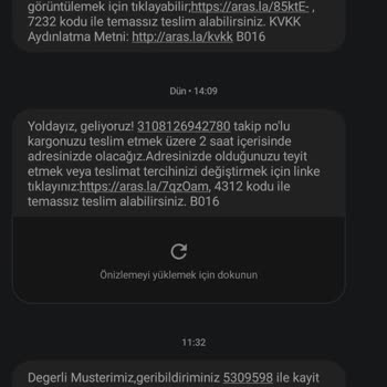 Aras Kargo Müşteriyi Aramadan Kargoyu Şubeye Bırakması