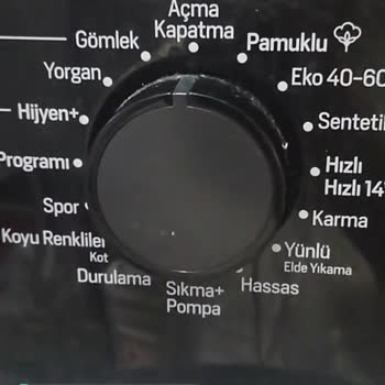 Arçelik 11140 11 Kg Makinenin Paneli Işıklı Değil
