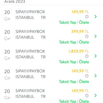 Paybox Hesabımdan Para Çekilmiştir