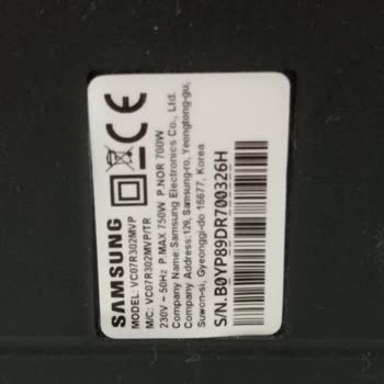 Samsung'un Arkasında Duramadığı Elektrikli Süpürgesi.