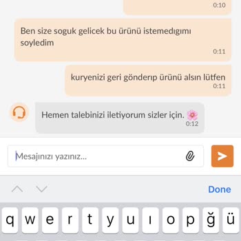 Trendyol Yemek Soğuk Yemek Ve İptal Sorunu