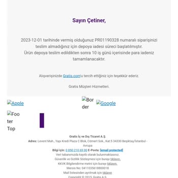 Gratis Gelen Kargoları Teslim Etmedi