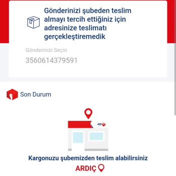 Aras Kargo Kargo Teslimatı Hayal Kırıklığı