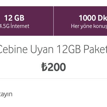 Vodafone Hat Devri Ve İstemediğim İnternet Paketini Yaptı!