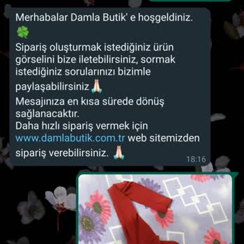 Damla Butik Farklı Renkte Ürün Gönderdiler